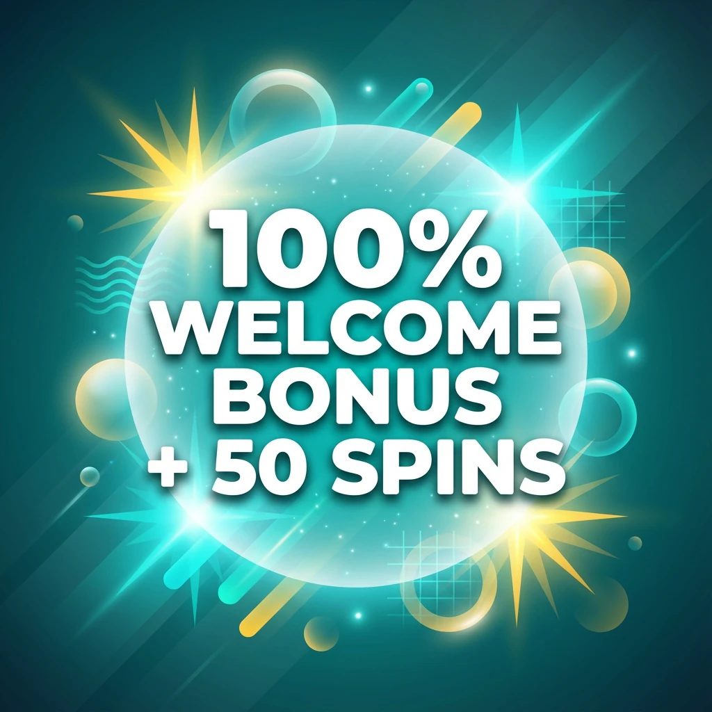100% Welcome Bonus + 50 Spins