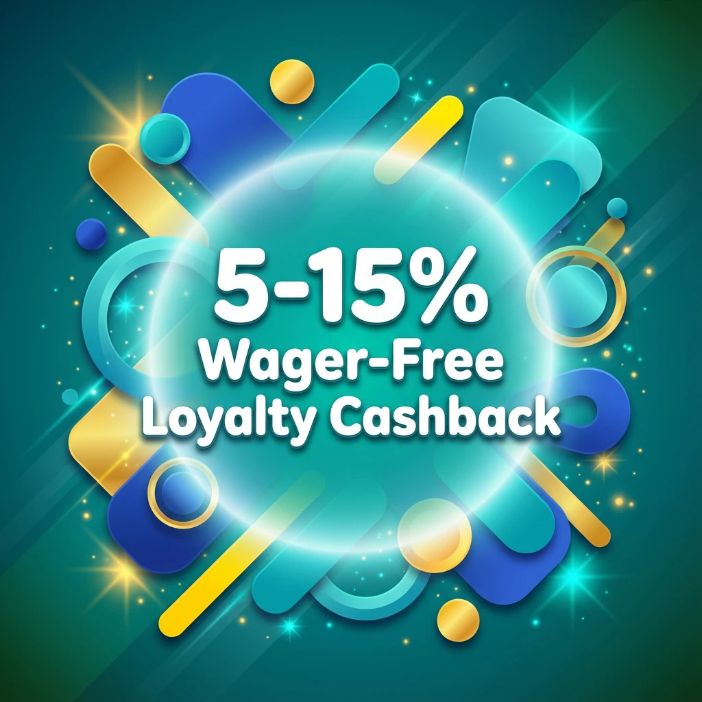 5-15% Wager-Free Loyalty Cashback